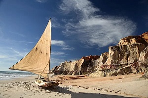 Praia de Morro Branco e Praia das Fontes